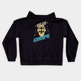 Badass Grandpa Kids Hoodie